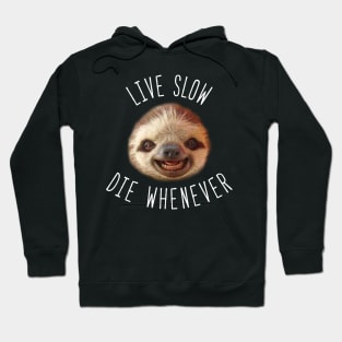 Live slow Die whenever Hoodie